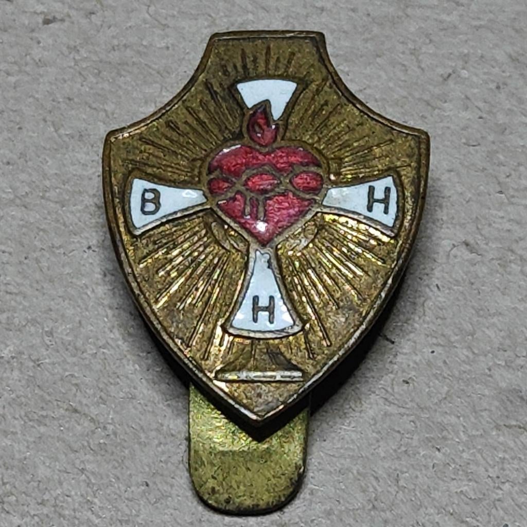 Vintage Speldje Paasnagels ( Eucharistische Kruistocht ), Ophalen of Verzenden, Gebruikt, Sieraad