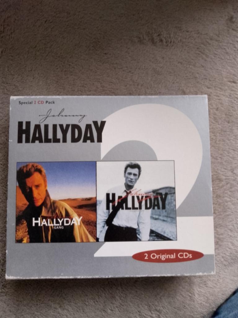 2 cd's Johnny Hallyday, Envoi, Rock and Roll