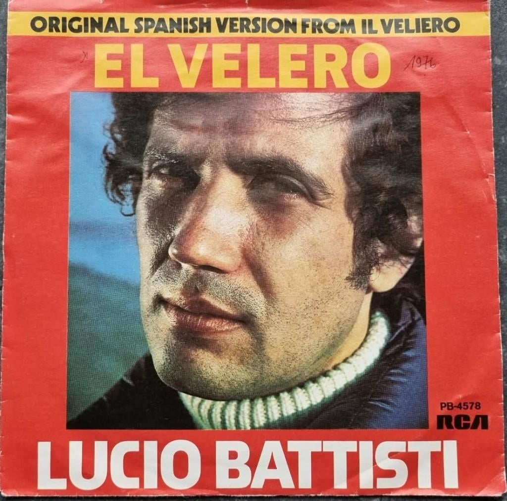 Lucio Battisti  "El velero", Enlèvement ou Envoi, Comme neuf, Autres genres, Single