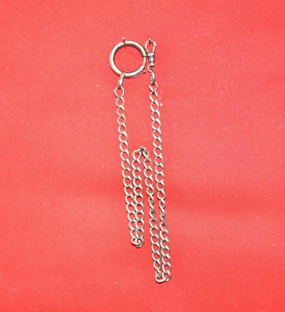 chaine montre gousset art deco (2), Bijoux, Sacs & Beauté, Enlèvement ou Envoi, Autres matériaux