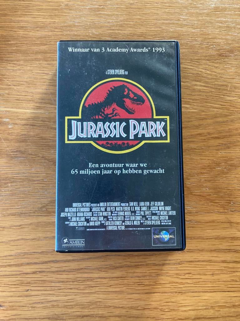 VHS Jurassic Park, CD & DVD, VHS | Film, À partir de 9 ans, Enlèvement, Utilisé, Action et Aventure