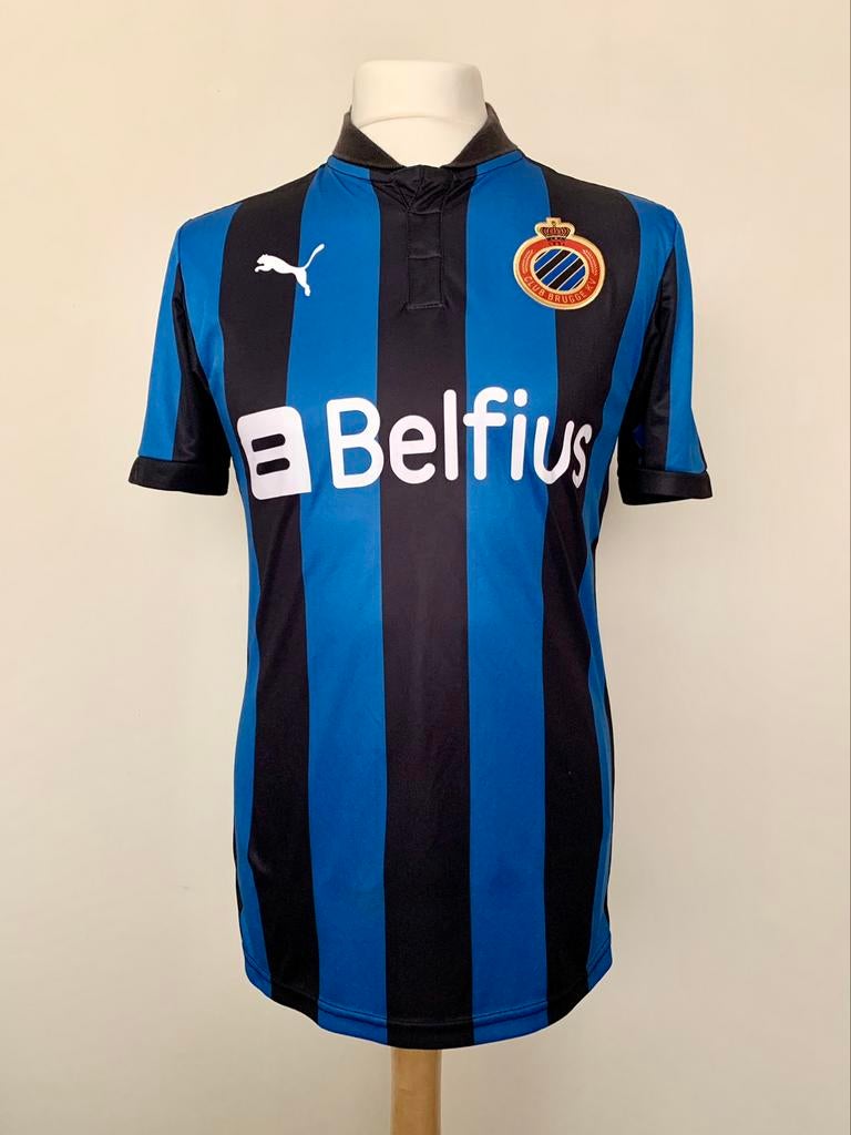 Club Brugge KV 2012-2013 home De Jonghe match worn shirt, Maat M, Ophalen of Verzenden, Zo goed als nieuw, Shirt