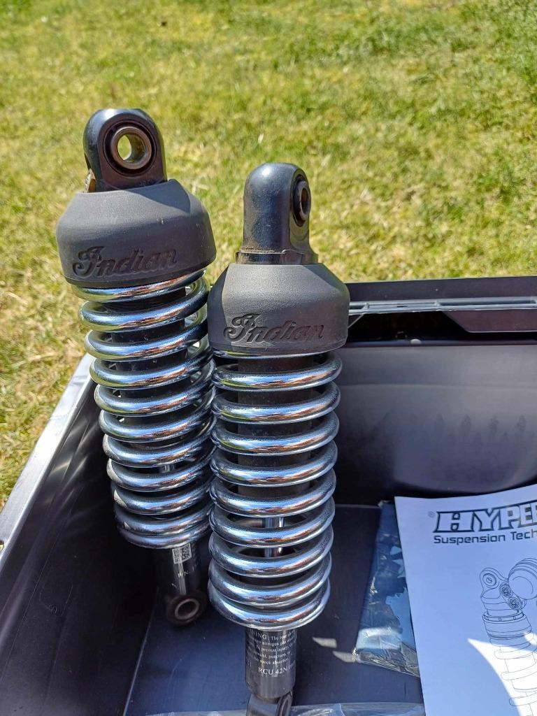 Originele vering Indian Scout (zo goed als nieuw), Ophalen, Gebruikt