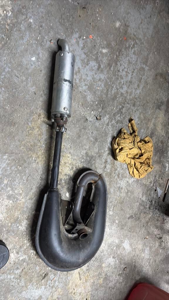 Pot leovinci honda camino, Enlèvement ou Envoi, Utilisé, Pot d'échappement