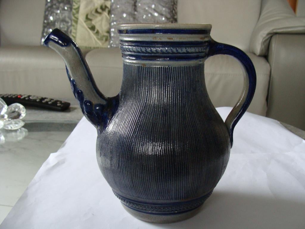 cafetière en grès, de la roche signée , vintage, Antiek en Kunst, Ophalen of Verzenden