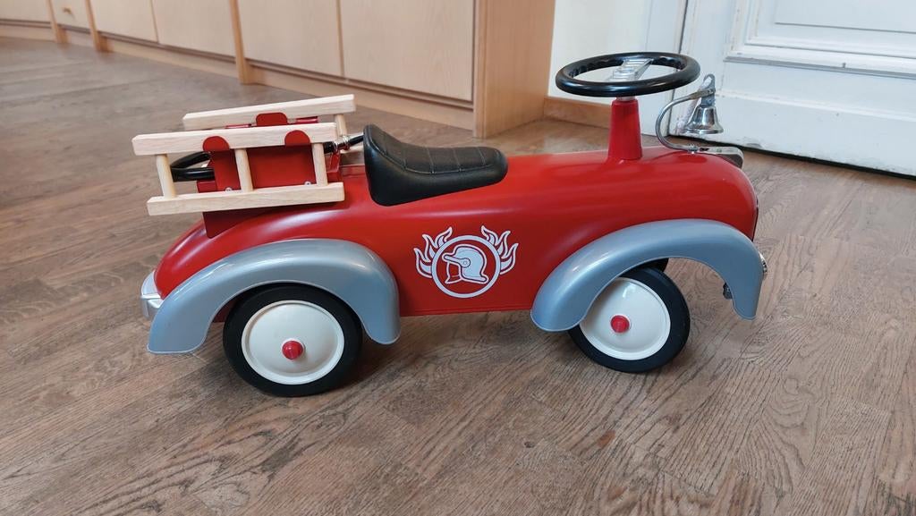 Metalen loopfiets brandweer- Bandits and angels, Kinderen en Baby's, Ophalen, Gebruikt, Loopfiets