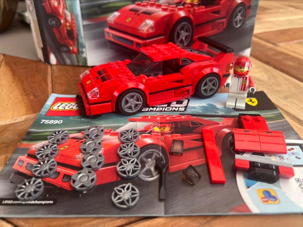 Lego Speed Champions 75890 Ferrari F40 Competizione, Ophalen of Verzenden, Zo goed als nieuw, Lego