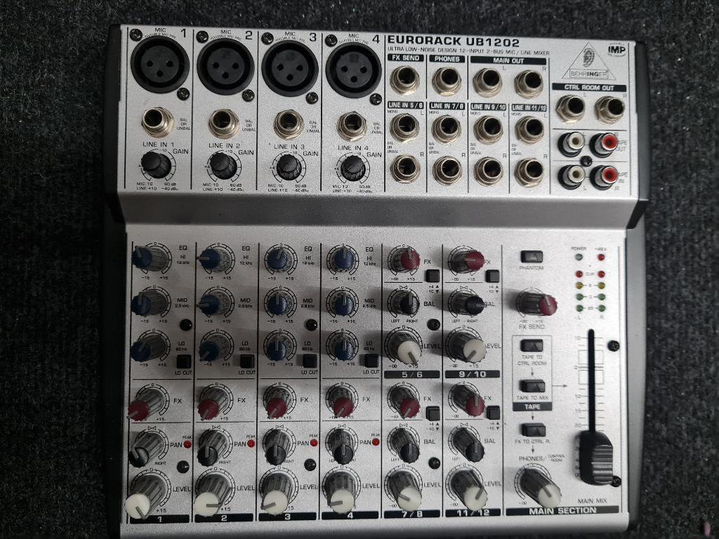 mengpaneel Behringer eurorack UB 1202 VERLAAGDE PRIJS, Enlèvement, Comme neuf