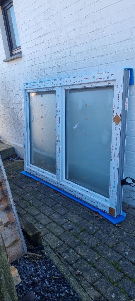 châssis pvc, Bricolage & Construction, Neuf, Double vitrage, 160 cm ou plus, 120 à 160 cm
