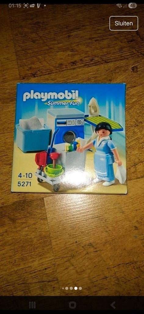 Playmobil hotelwinkel en kuisvrouwset, Ophalen of Verzenden, Zo goed als nieuw, Complete set