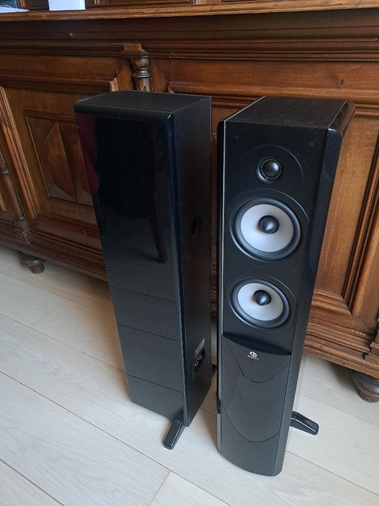 Boston Acoustics A-serie & Denon PMA-800NE, 2.1-systeem, 70 watt of meer, Zo goed als nieuw, Ophalen