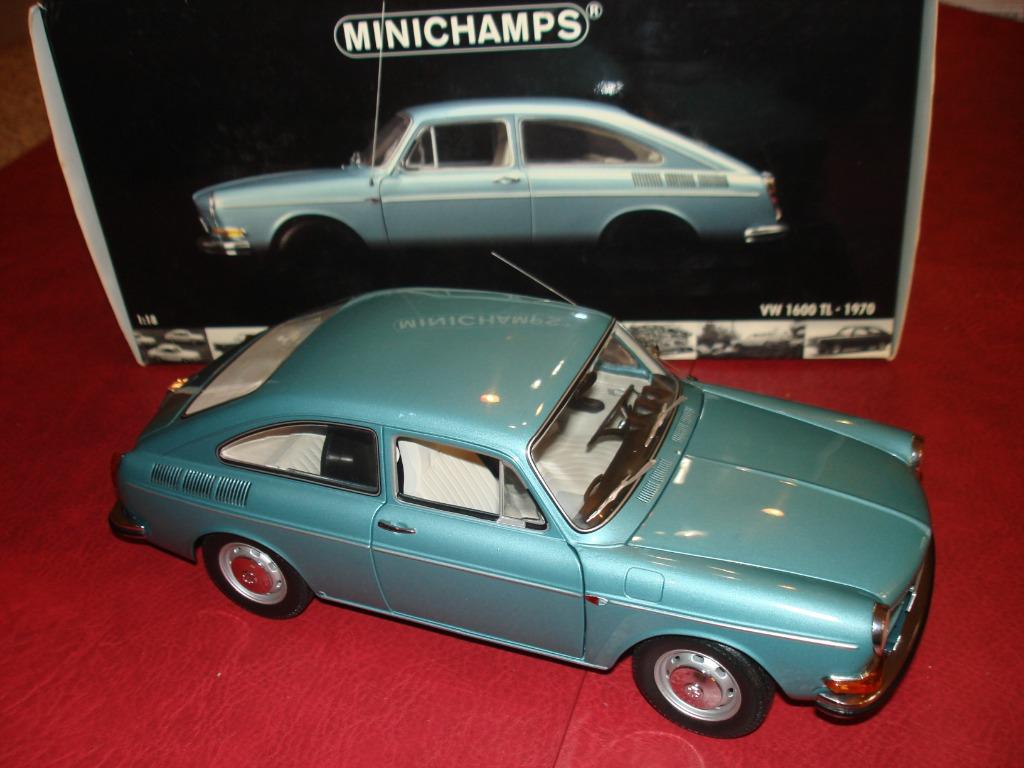 Minichamps VW Volkswagen 1600 TL  Bj.1970 ---1/18 ---, Hobby en Vrije tijd, Modelauto's | 1:18, Ophalen of Verzenden, Zo goed als nieuw