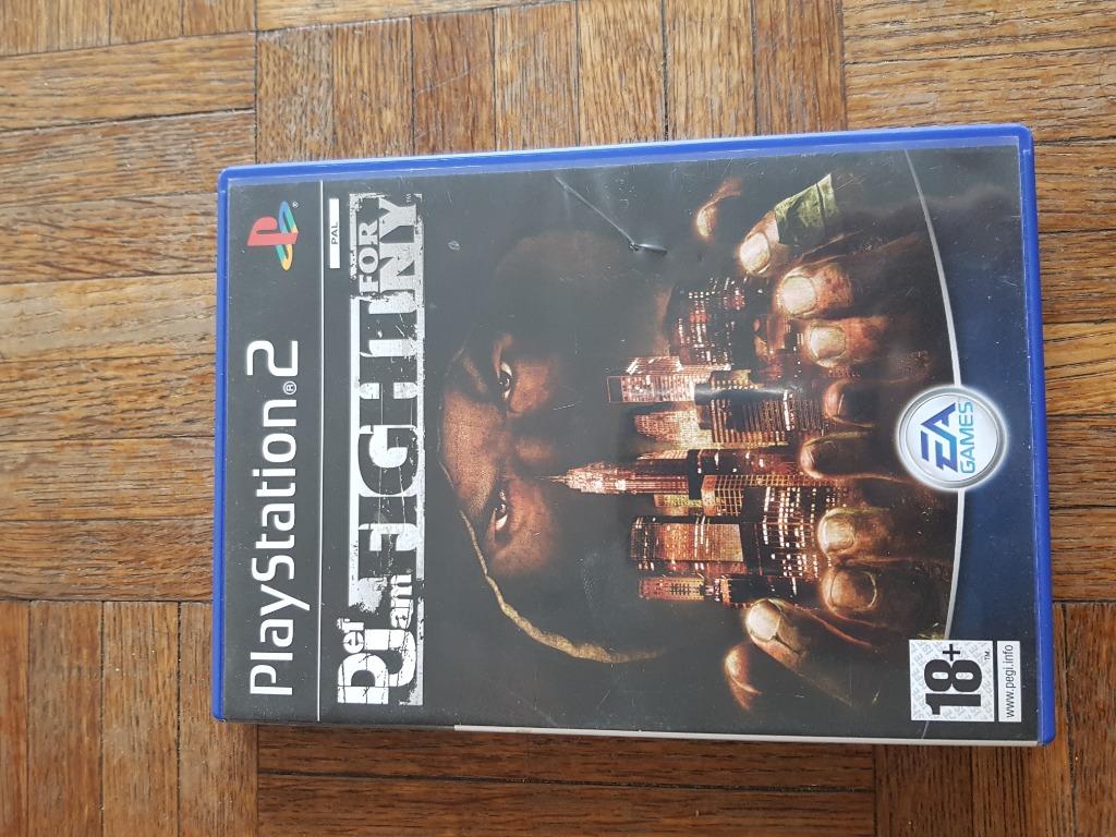 Def jam  fight for  NY boîte  vide PS2, Consoles de jeu & Jeux vidéo, 2 joueurs, À partir de 12 ans, Aventure et Action, Enlèvement