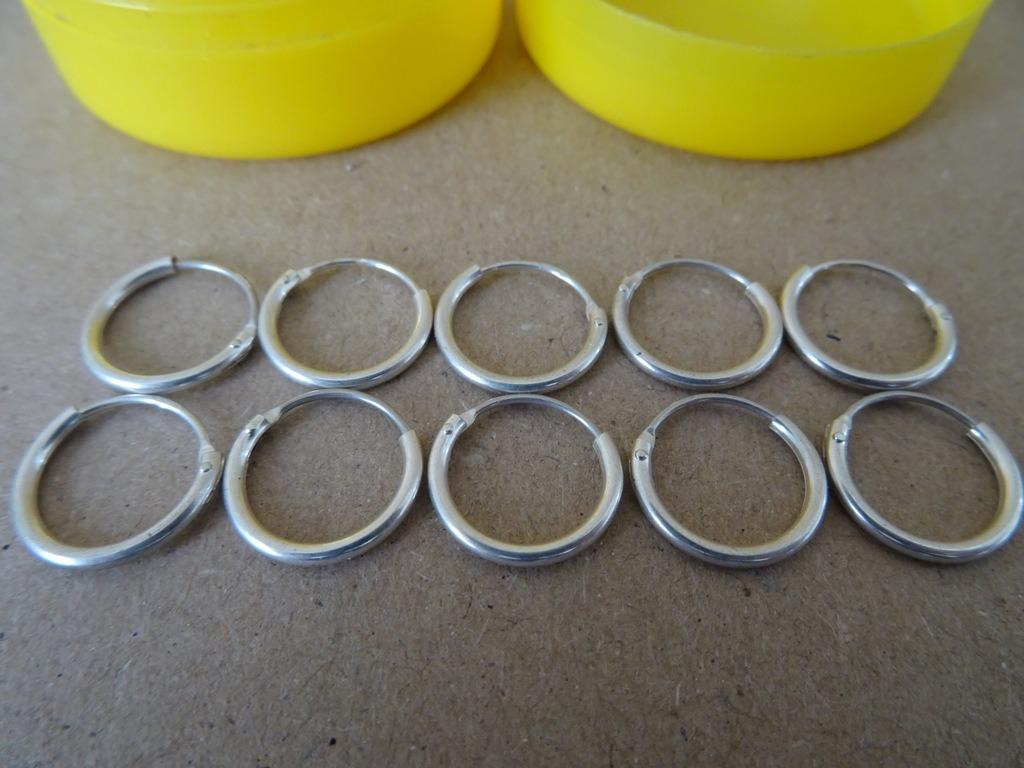 Boucles d'oreilles en argent 12mm Neuf 9 euros par ensemble, Enlèvement ou Envoi, Onbekend, Neuf, Puces ou Clous