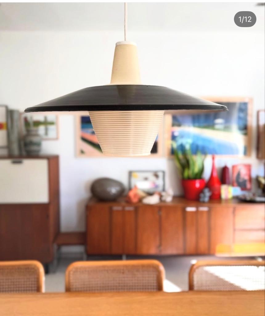 Vintage hanglamp jaren 60, Antiek en Kunst, Ophalen