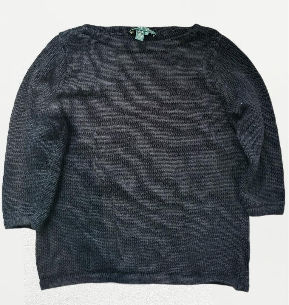 Ralph Lauren damestrui — Zwart — 3/4 mouwen, Kleding | Dames, Maat 38/40 (M), Zwart, Ophalen of Verzenden, Zo goed als nieuw