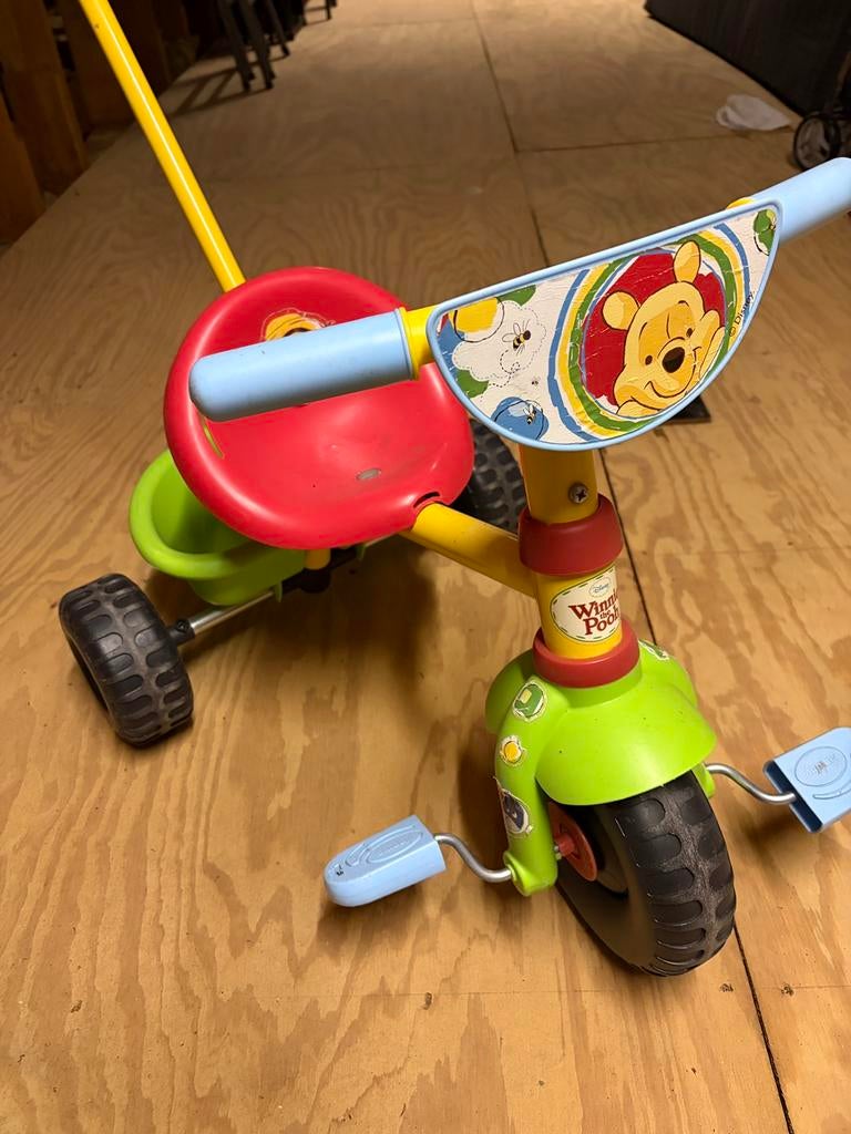 Driewieler, Ophalen, Gebruikt, Duwstang