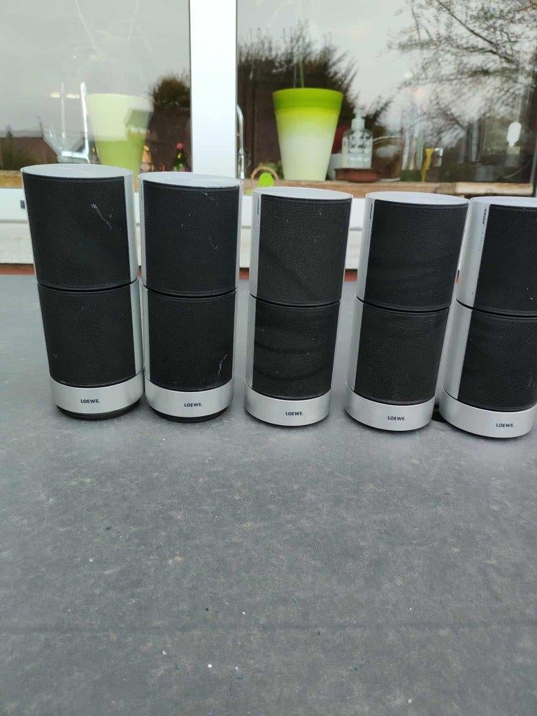 Loewe van BOSE Aluminium Concertos - Luidsprekers X 5, Gebruikt, Ophalen of Verzenden, Surroundset zonder subwoofer, Bose