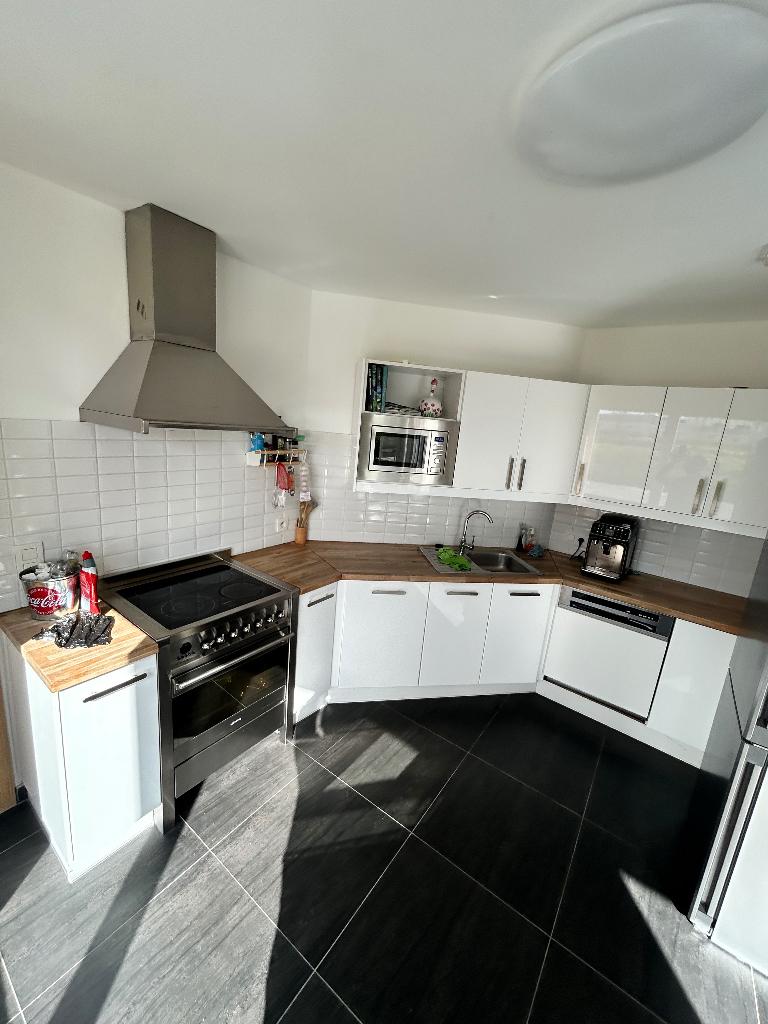 Keuken, Maison & Meubles, Enlèvement, Utilisé, Bois, Brillant ou Laqué