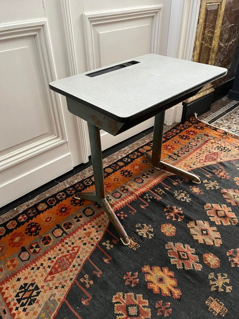 ORIGINEEL VINTAGE RETRO BUREAU KIND SCHRIJFTAFEL, Huis en Inrichting, Ophalen, Gebruikt, Bureau