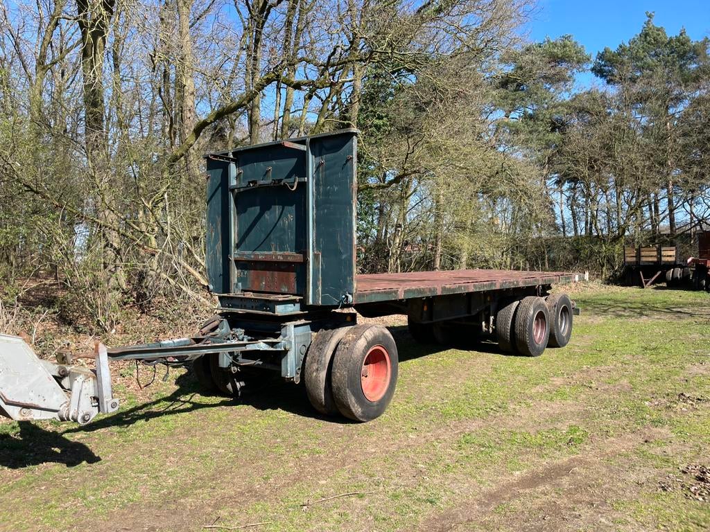 Platte wagen balenwagen, Enlèvement, Transport