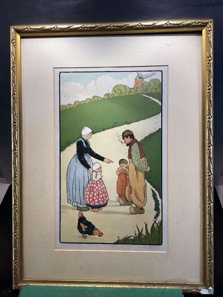 Litho Zeeland signée Cassiers. 016/Ea., Antiquités & Art, Art | Lithographies & Sérigraphies, Enlèvement