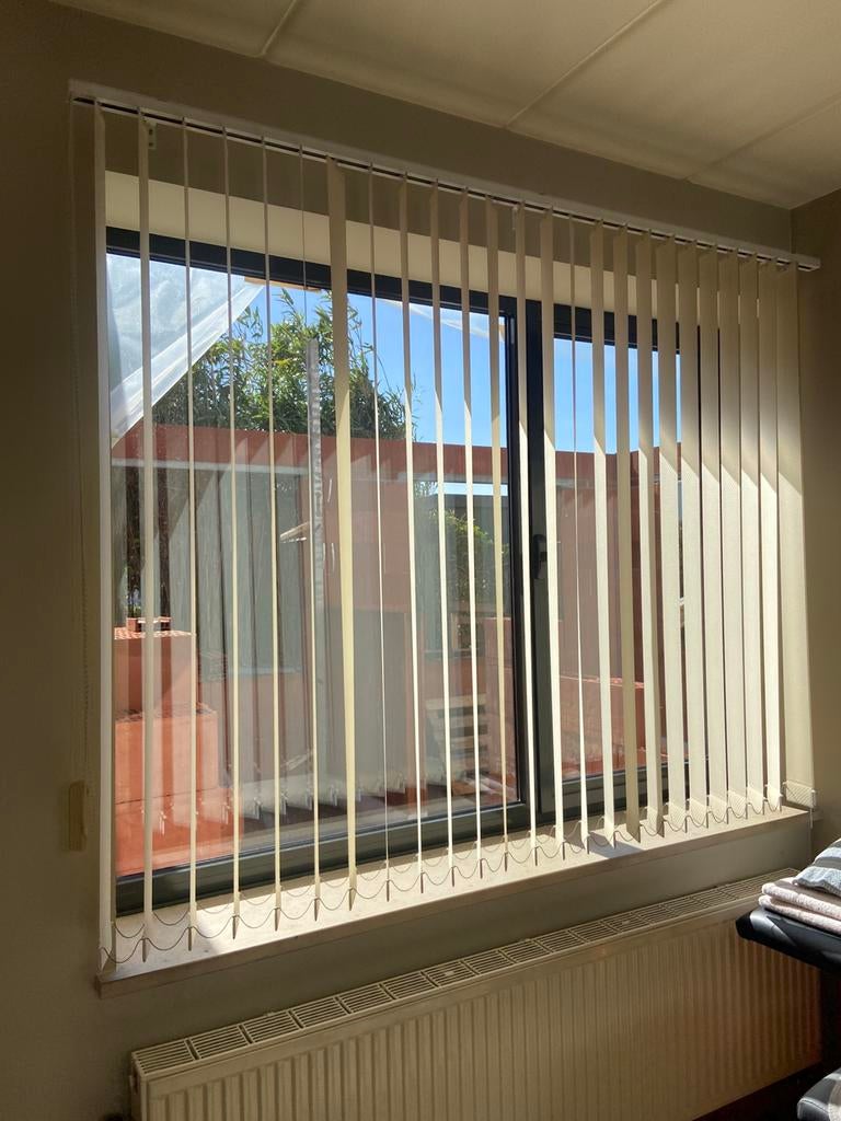 Lamellen, Ophalen, Beige, Zo goed als nieuw, 200 cm of meer