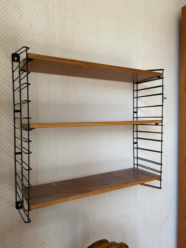 Vintage houten TOMADO rek / wandrek / etagere, Ophalen, Gebruikt