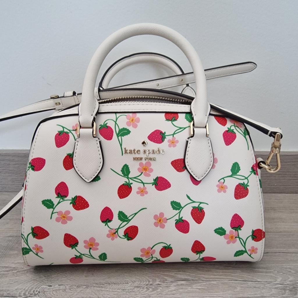 Handtas / schoudertas Kate Spade aardbei bloem, Handtassen en Accessoires, Ophalen of Verzenden, Nieuw, Handtas