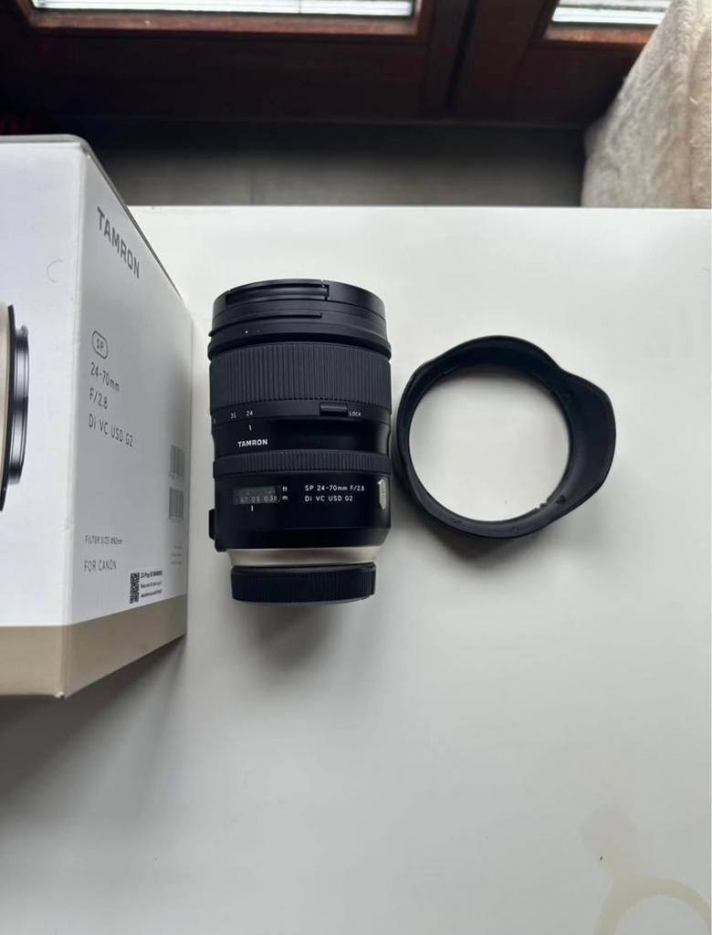 Tamron 24-70mm f/2.8 Di VC USD G2 Lens for Canon EF mount, Audio, Tv en Foto, Foto | Lenzen en Objectieven, Ophalen, Zo goed als nieuw