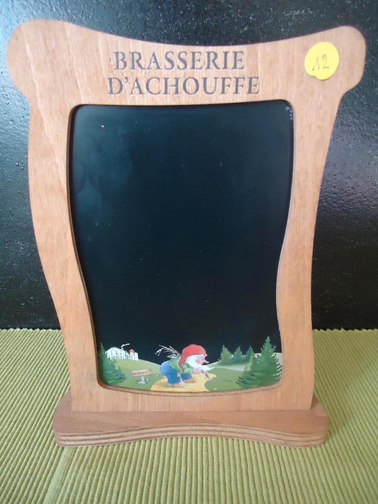 Brasserie d' Achouffe tafelreclame in hout, Enlèvement ou Envoi, Neuf, Panneau, Plaque ou Plaquette publicitaire, Duvel