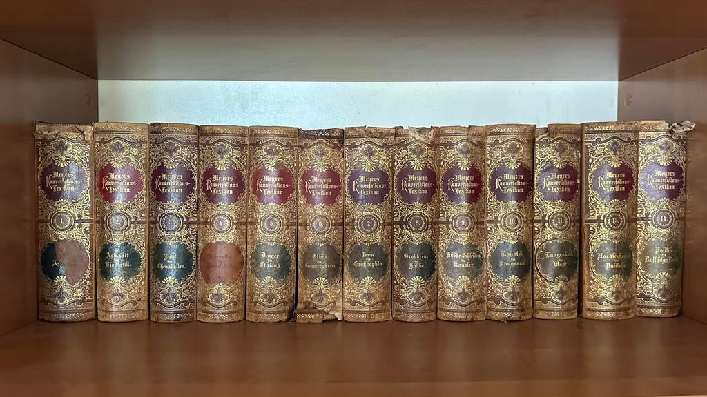 Antieke encyclopedie – Meyers Konversations-Lexikon (1897), Boeken, Encyclopedieën, Ophalen, Gelezen, Algemeen, Complete serie