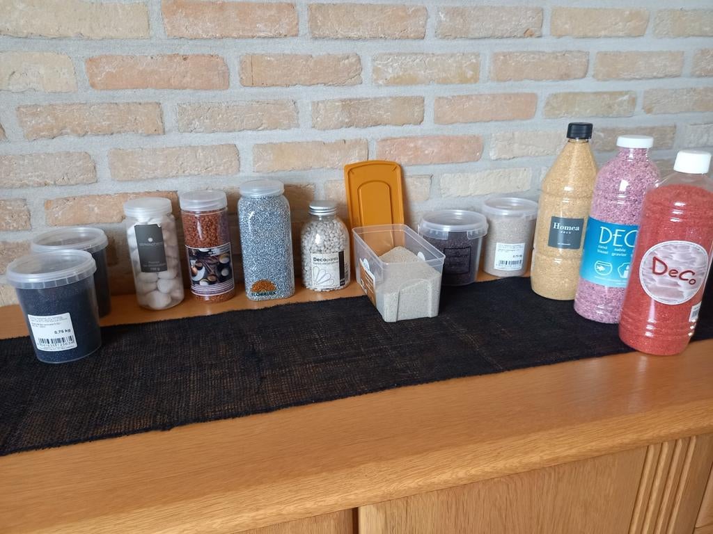 Decoratie zand en stenen, Ophalen of Verzenden