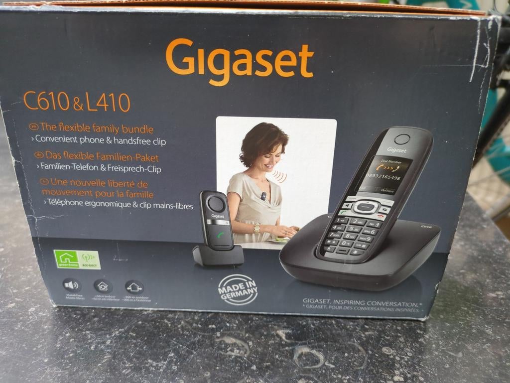 Telefoon Dect - Gigaset C610 + L410, Telecommunicatie, Vaste telefoons | Handsets en Draadloos, Ophalen of Verzenden