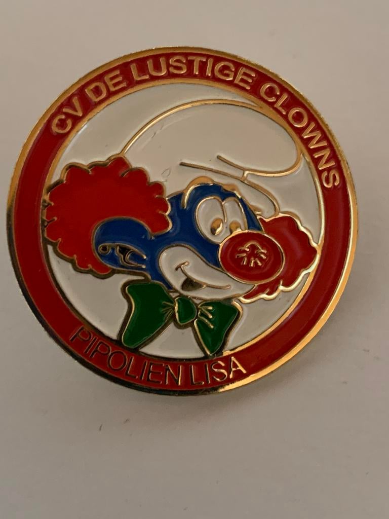 Épinglette rétro de Carnival Schtroumpf, Collections, Enlèvement ou Envoi, Comme neuf