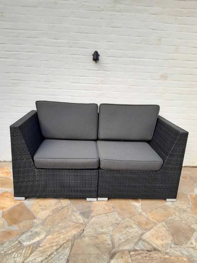 Tuinzetel, tuinbank, Tuin en Terras, Ophalen, Gebruikt, Wicker