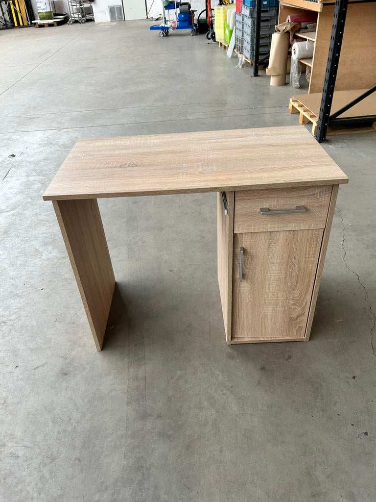 Houten bureau, Ophalen, Gebruikt, Hout, Schoolbureau