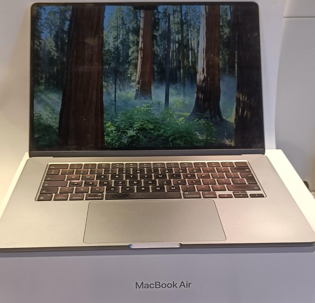 Macbook Air 15" M3 24 Gb RAM 1Tb SSD, Qwerty, Comme neuf, Enlèvement, 1 TB ou plus