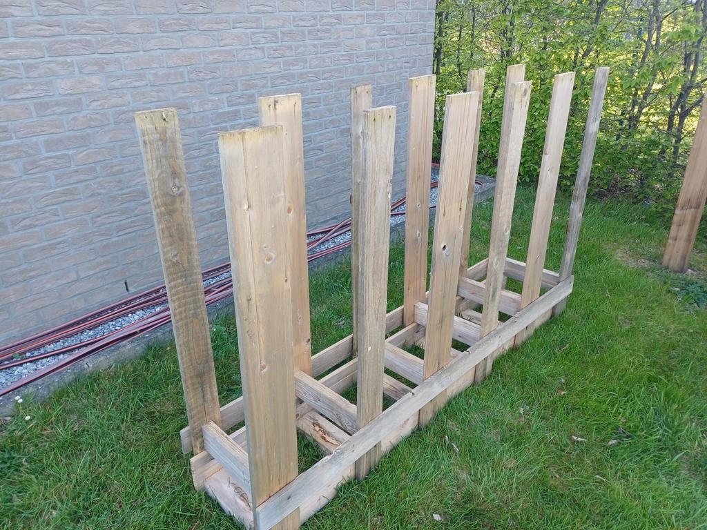 Zaagbok in hout, Ophalen