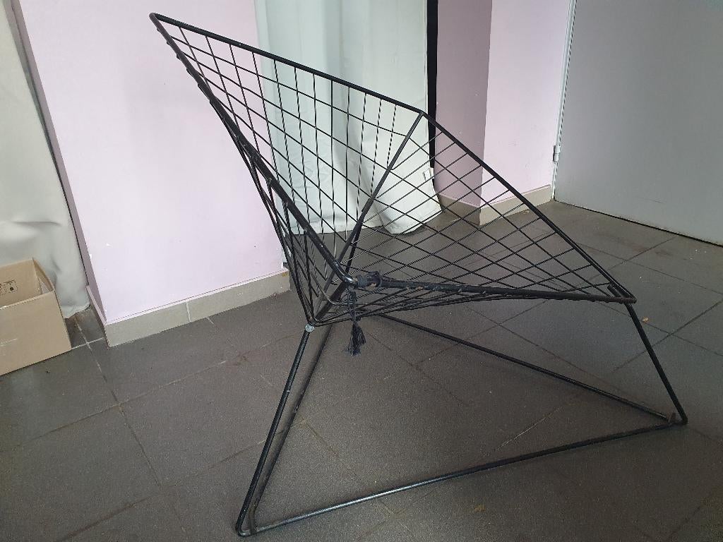 Design stoel KNOLL, Ophalen, Zwart, Zo goed als nieuw, Metaal