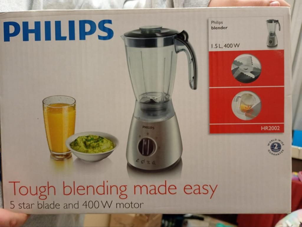 Philips blender nog in de  verpakking  splinter nieuw, Elektronische apparatuur, Ophalen, Blender