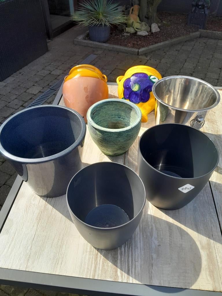 Lot de pots de fleurs, Enlèvement