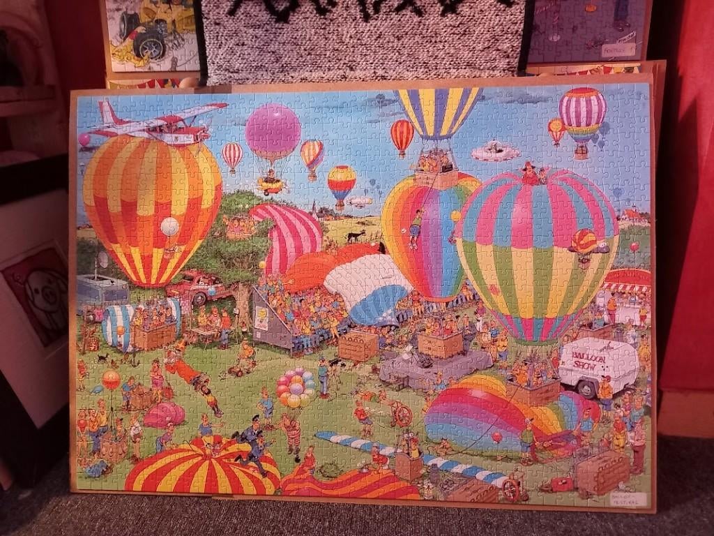 GRATIS grote kaders met geplakte puzzels, Ophalen