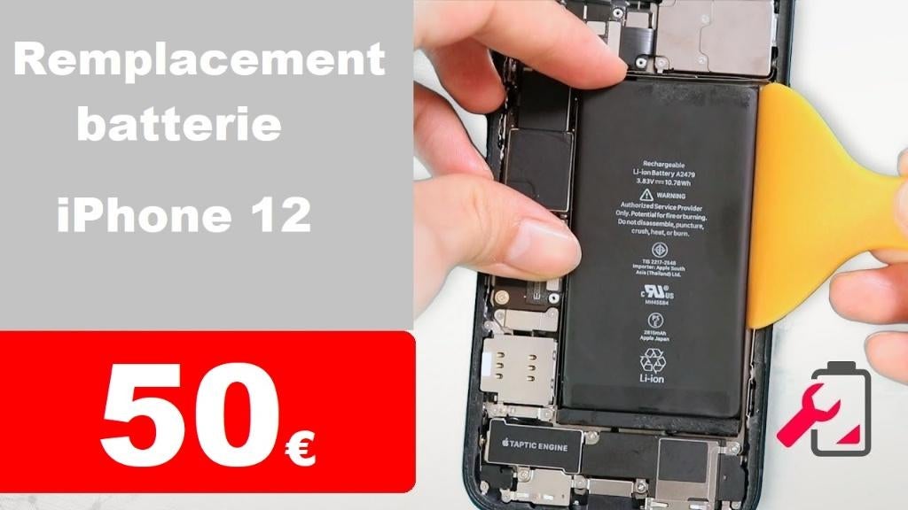 Remplacement batterie iPhone 12 pas cher à Bruxelles 50€, Télécoms, Enlèvement, Apple iPhone