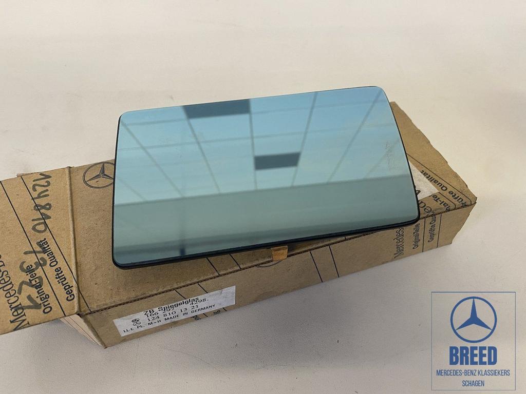 NOS buitenspiegelglas links voor Mercedes-Benz W124 W201, Autos : Pièces & Accessoires, Rétroviseurs, Neuf, -, -, Enlèvement ou Envoi
