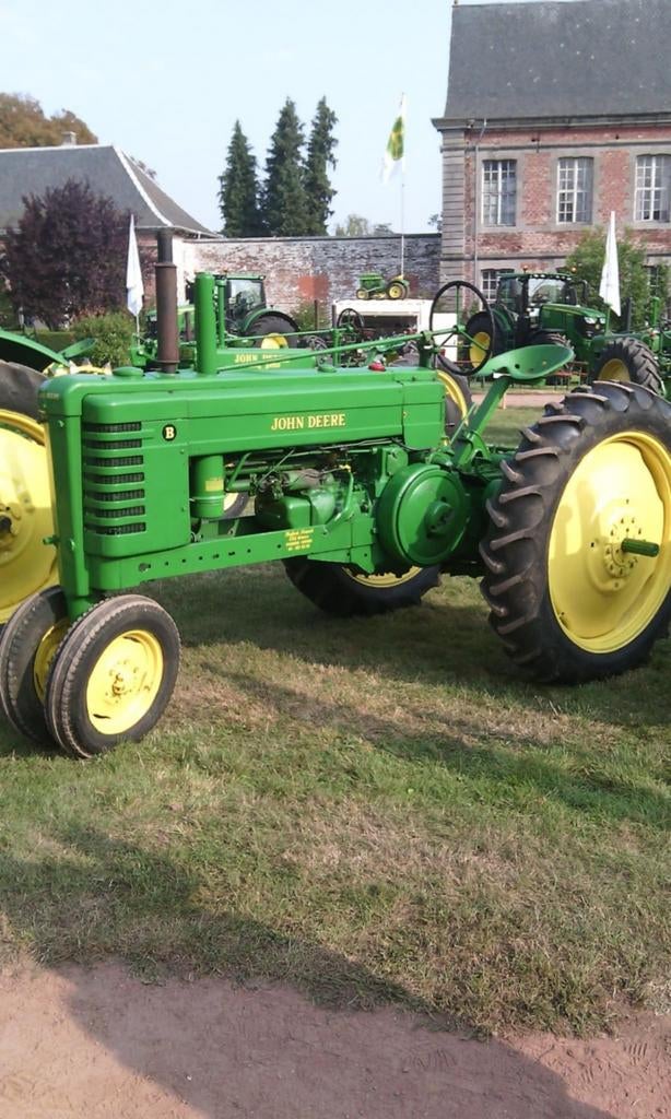 John deere Oldtimer  row-crop model B de 1942, Zakelijke goederen, Ophalen, Oldtimer, Tot 80 Pk, John Deere