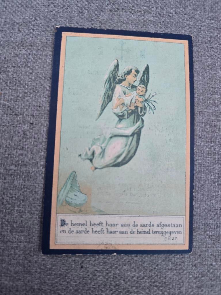 Doodsprentje kind 1903 , Meldert, Ophalen of Verzenden, Bidprentje