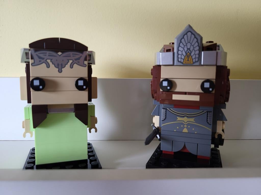 Lego 40632 Brickheadz Lord of the rings: Aragorn & Arwen, BrickHeadz, Lego, Compleet, Ophalen of Verzenden