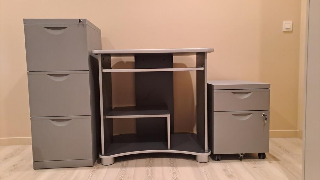 2 tiroirs (classeur avec serrure), Enlèvement, Avec serrure