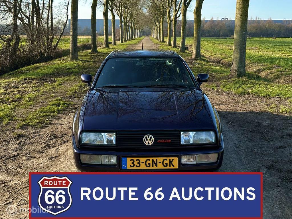 Volkswagen Corrado G60 Jet Edition | 1994 | Route 66 Auction, Auto's, Volkswagen, Zwart, Bedrijf, Handgeschakeld